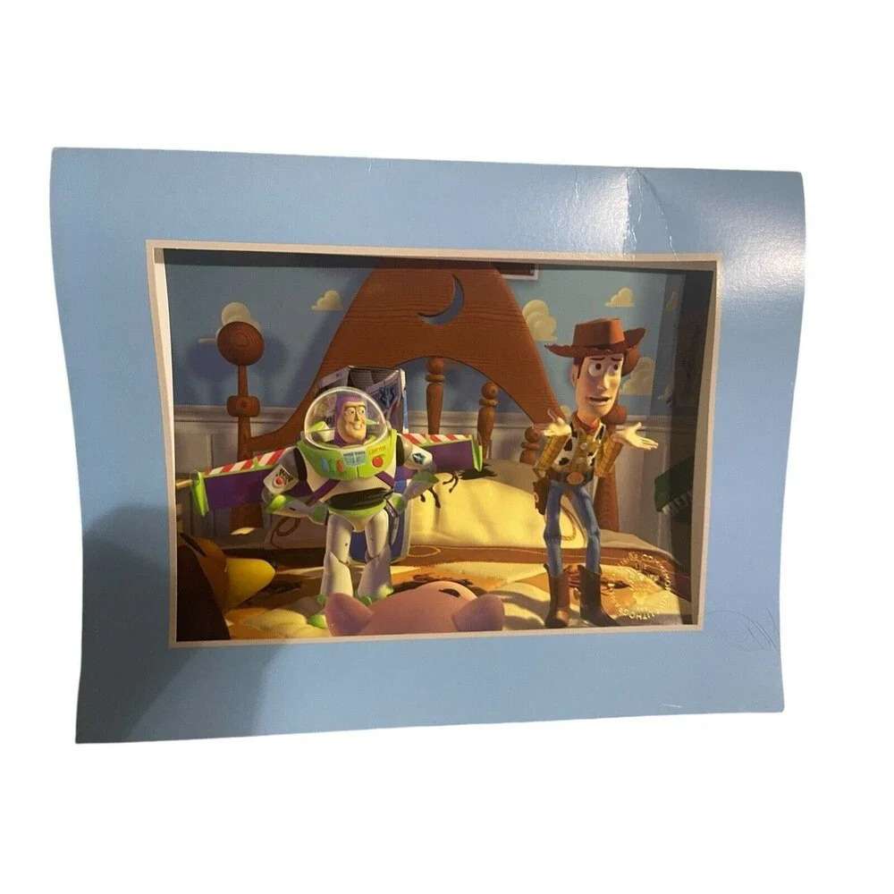 Vintage 1996 Disney's Toy Story Exclusive Commemorative Lithograph Artwork